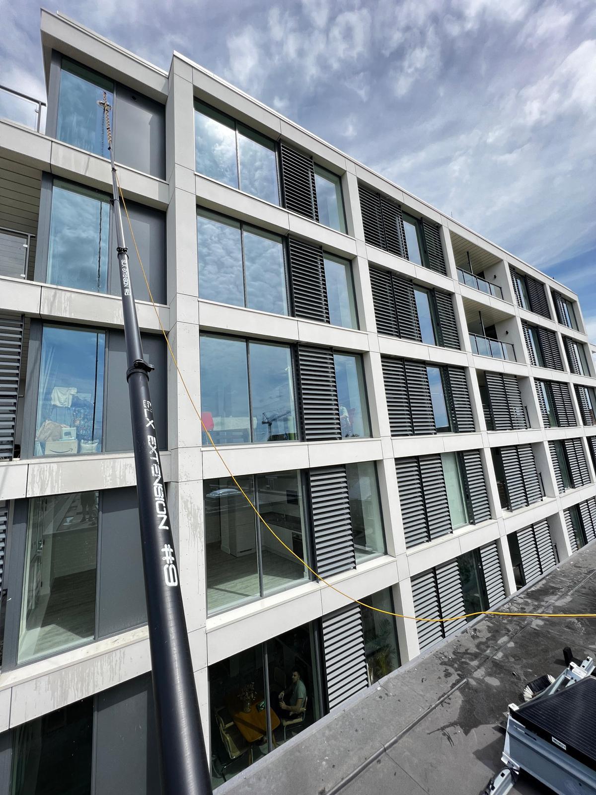 Residential window washing